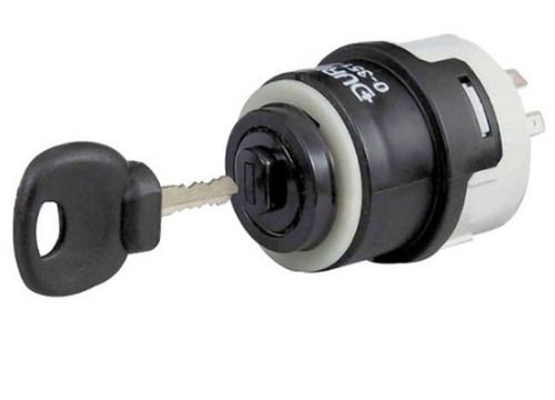 Black Two Wheeler Key Ignition Switch