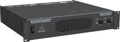 Black 4000W Stereo Power Amplifier