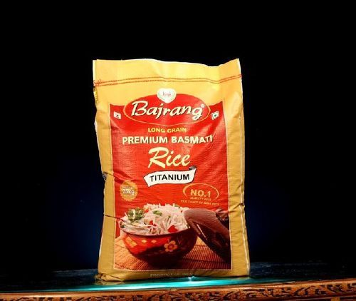 White Bajrang Long Grain Titanium Premium Basmati Rice