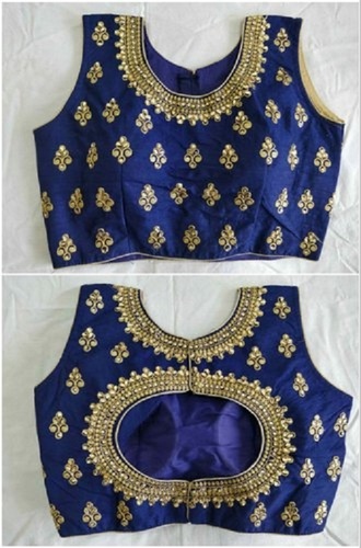 Embroidered Blouse - Customized Size, All Colors | Superior Durability, Long Lasting Nature, Anti-Wrinkle, Breathable, Color Fastness, Smooth Finish