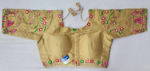All Heavy Fantom Cloth With Tread Work Blouse