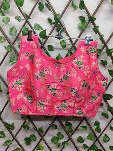 Jacquard Silk Floral Blouse - Customized Size, All Color Options | Anti-Wrinkle, Breathable, Cool Pass, No Fade, Washable, Short Sleeve, Exquisite Patterns