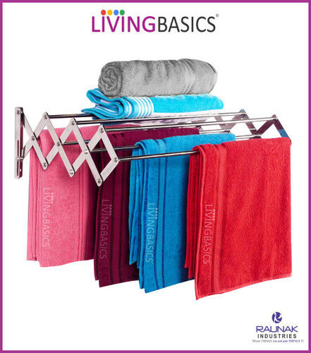 No Livingbasics Wall Mount Clothes Dryer - 7 Rod