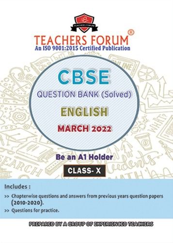 Ncert & Cbse Question Bank Class 10 English Education Books