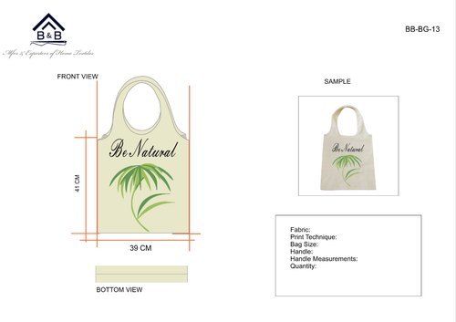 Printed Organic Canvas Bags