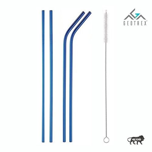 Reusable Stainless Steel Straws (Geotrex)