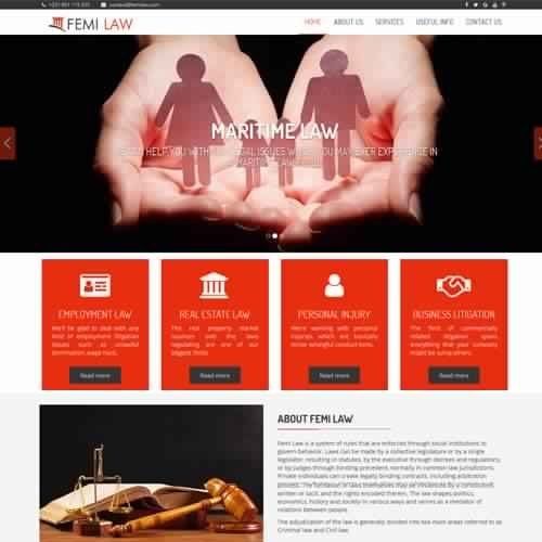 Law Website Designing Service - Dynamic PHP/JavaScript Platform | E-commerce Integration with Shopify/Magento, 24/7 Online Support