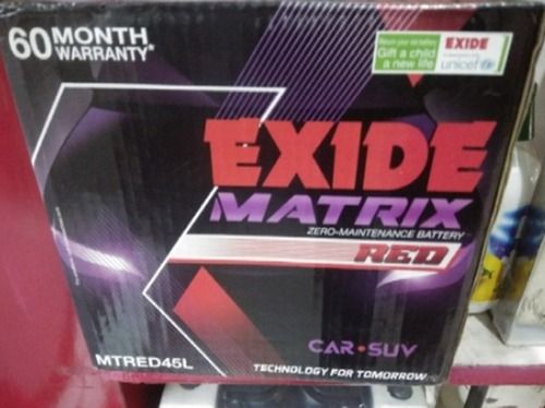 Maintenance Free Exide Matrix Battery