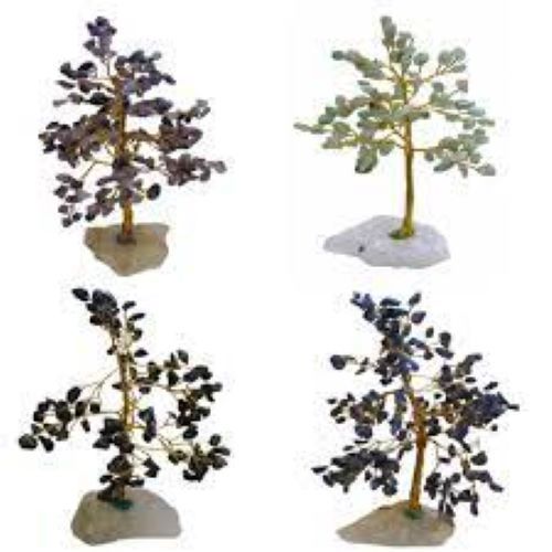 Multicolour Natural Agate Stone Tree Grade: A Grade