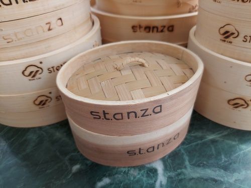 Dim Sum Basket Bamboo Steamer Oval 6 X 4.5