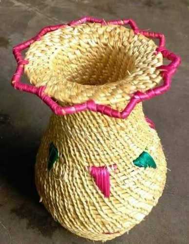 Cream Design Jute Basket