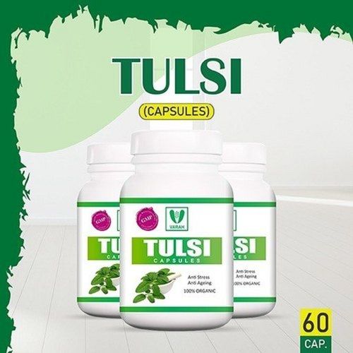 Herbal Holy Basil Tulsi Extract Capsules Age Group: For Adults