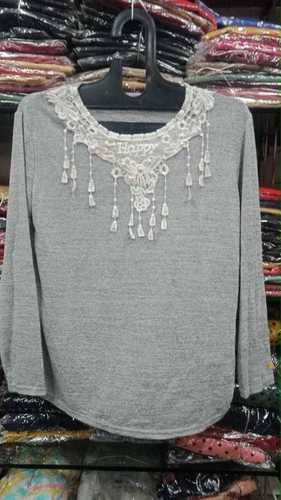 Plain Ladies Full Sleeves Tops