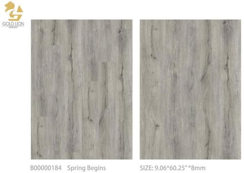 Spc B184 Spring Begins Vinyl Flooring Size: 9.06"*60.25"