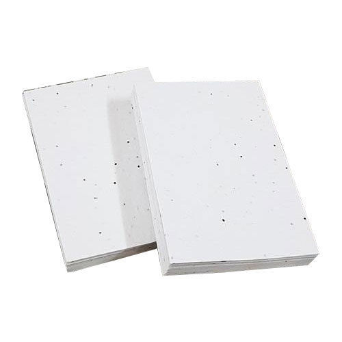 White Basil Seed Handmade Paper Sheets