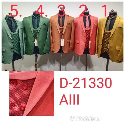 4 Piece Designer Men Suit