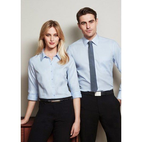 Cotton And Polyester Full Sleeves Corporate Uniform