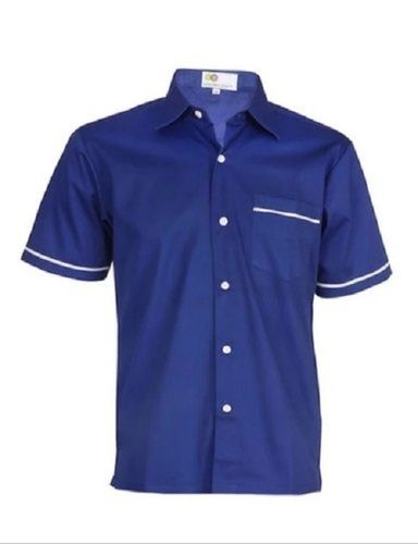Plain Blue Color School Uniform Shirt