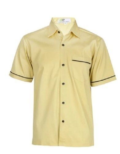 Plain Light Brown Color School Uniform Shirt