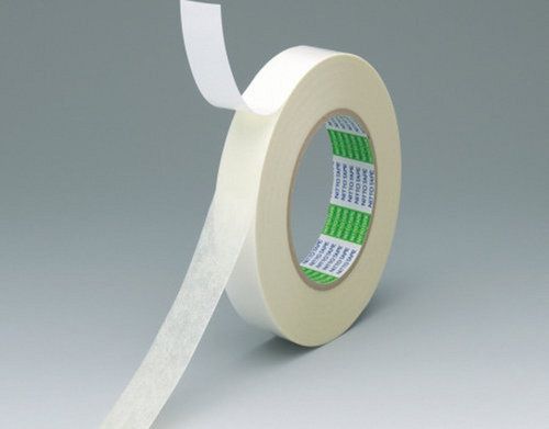 Double Sided Plain White Cotton Paper Adhesive Packaging Tapes Tape Length: 3  Meter (M)