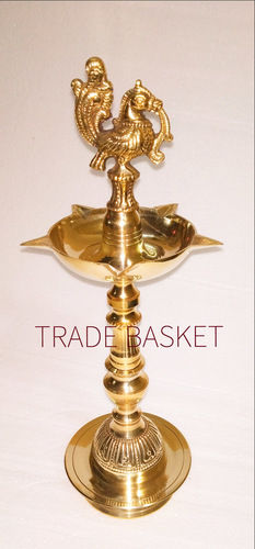 Kashi Murga Brass Lamp