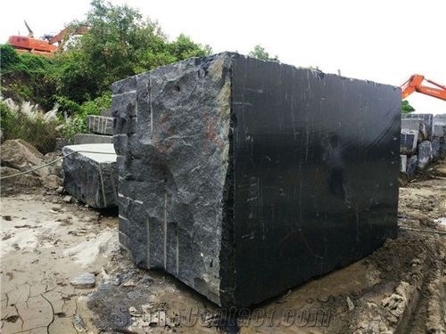 Natural Black Granite Block