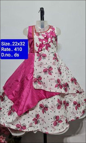 Pink Ds Girls Fancy Frock