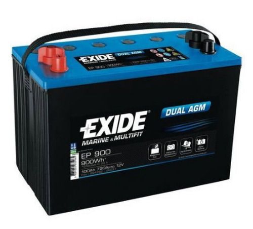 Dual Agm Inverter Battery 100Ah Nominal Voltage: 12 Volt (V)