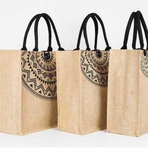 H&B Men's Jute Tiffin Bags with zip for lunch (Medium Size, Print: Dine 3,  Beige, Size: 11x9x6 Inch). : Amazon.in: Garden & Outdoors