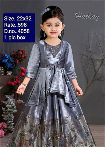 Dry Cleaning Kids Festival Wear Designer Gown