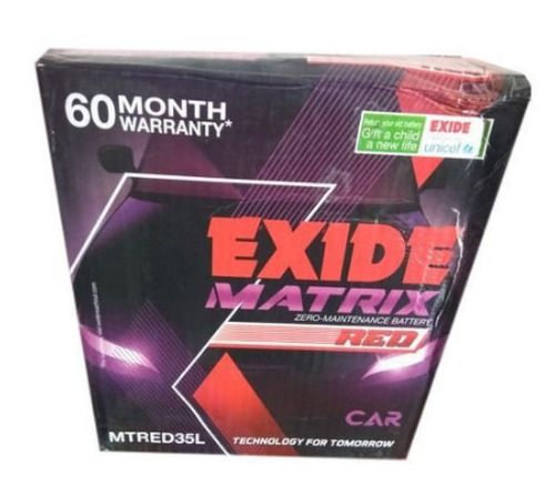 Zero Maintenance Exide Car Battery Nominal Voltage: 12 Volt (V)