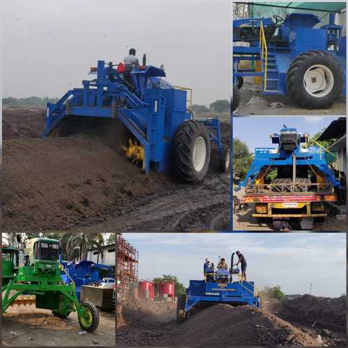 Steel Aero Tiller Windrow Turner Machine