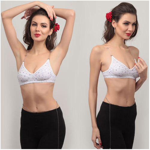 Transparent Strap Bra, Size : 28-40 inches, Pattern : Plain at Best Price  in Ghaziabad