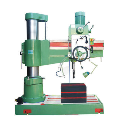 Radial Drilling Machine - 50 mm Capacity, 30-2300 RPM Speed | 5 HP Motor, 325 mm Spindle Travel, 3500 kg Weight