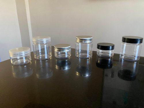Transparent Cosmetic Pet Jar