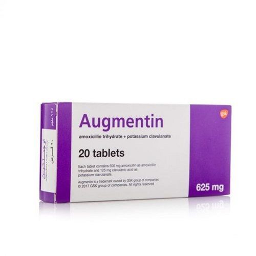 Amoxicillin Trihydrate Potassium Clavulanate 625 MG Tablets