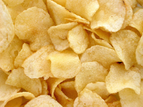 Crispy Salty Potato Chips