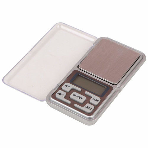 Metal Electronic Pocket Scale With Backlit Lcd Display