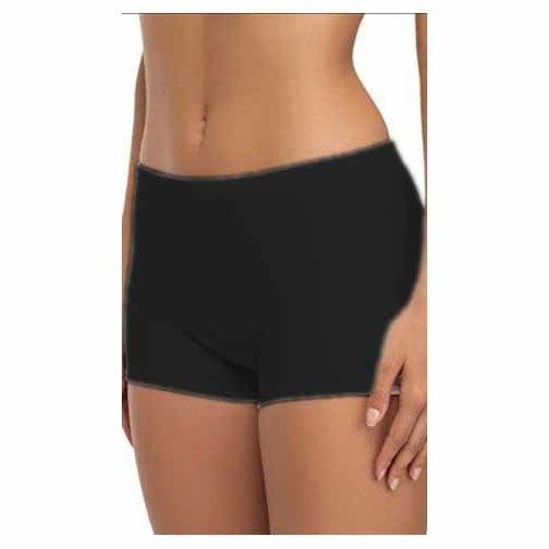 Cotton Ladies Black Boy Short Panty