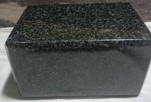 Polished Plain Black Granite Block