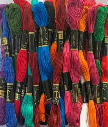 Various Plain Pattern Polyester Thread