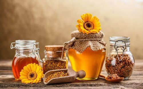 Healthy and Natural Orange Gel Honey