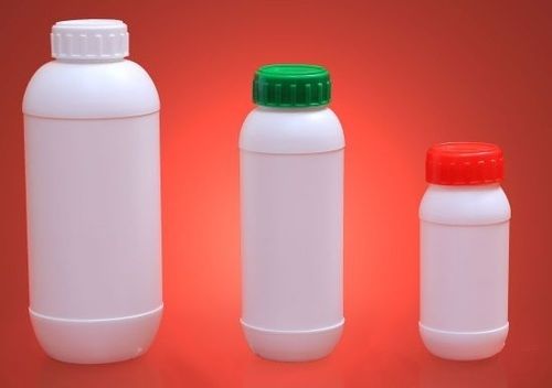 White Color HDPE Pesticides Bottles