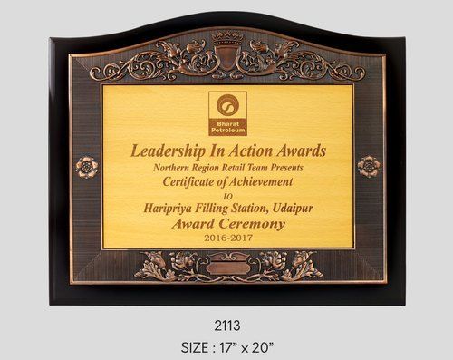 Wooden Certificates Awards Size: Various Sizes Are Available