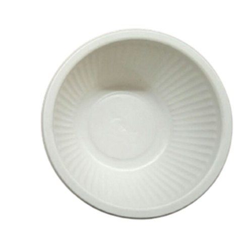 4 Inch Plain White Disposable Plastic Lemon Bowl