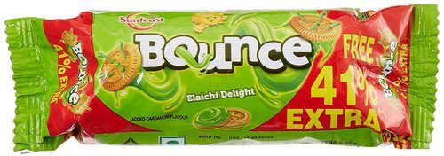 Round Bounce Cream Elaichi Delight Biscuit (34+7G)