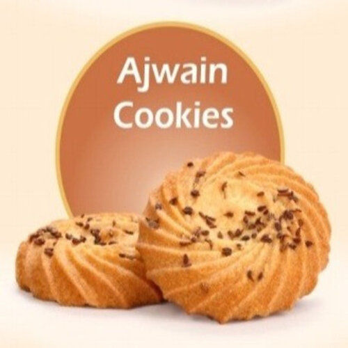 Round Delicious And Nutritious Ajwain Cookies