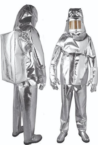 Silver Aluminized Fire Proximity Suit Set