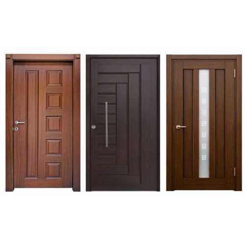 Brown Polished Home, Office PVC Door