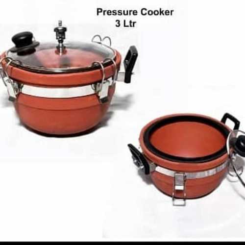 Smooth Clay Pressure Cooker 3 Liter